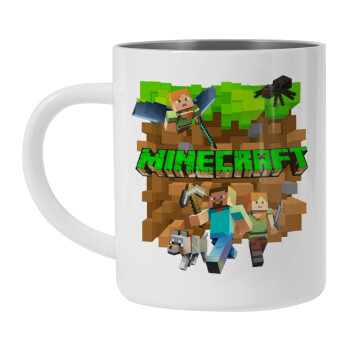 Minecraft characters, Mug Stainless steel double wall 450ml