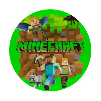 Minecraft characters, Mousepad Round 20cm