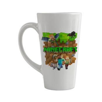 Minecraft characters, Κούπα κωνική Latte Μεγάλη, κεραμική, 450ml