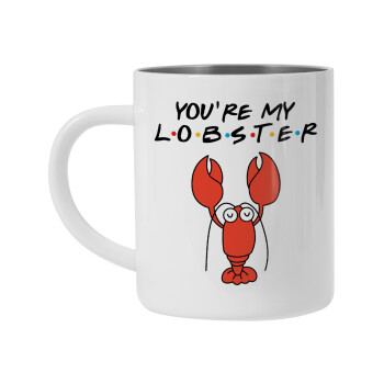 Friends you're my lobster, Κούπα Ανοξείδωτη διπλού τοιχώματος 450ml