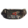 Unisex waist bag (banana) in Jungle camouflage color with 2 pockets