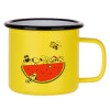 Metallic enamel MATT Yellow cup 360ml