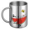 BIG Mug Stainless steel double wall (450ml)