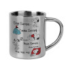 Mug Stainless steel double wall 300ml