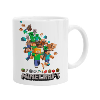 Minecraft adventure, Ceramic coffee mug, 330ml (1pcs)