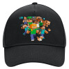 Adult Ultimate Hat BLACK, (100% COTTON DRILL, ADULT, UNISEX, ONE SIZE)