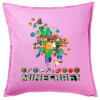 Sofa cushion Pink 50x50cm includes filling