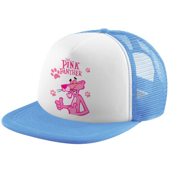 The pink panther, Καπέλο Soft Trucker με Δίχτυ Γαλάζιο/Λευκό