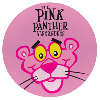 The pink panther, Mousepad Στρογγυλό 20cm