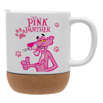 The pink panther, Ceramic coffee mug Cork (MAT), 330ml (1pcs)