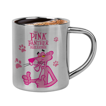 The pink panther, Κουπάκι μεταλλικό διπλού τοιχώματος για espresso (220ml)