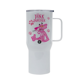 The pink panther, Mega Stainless steel Tumbler with lid, double wall 750L