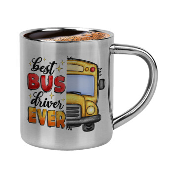 Best bus driver ever!, Double-wall metal cup for espresso (220ml)