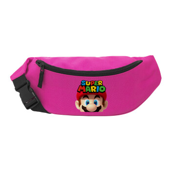 Super mario, Unisex waist bag (banana) in PINK color with 2 pockets