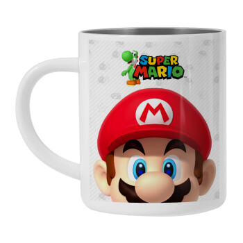 Super mario, Mug Stainless steel double wall 450ml