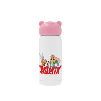 Asterix and Obelix, Pink stainless steel thermal flask, 320ml