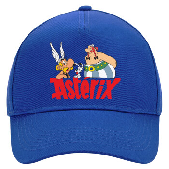 Asterix and Obelix, Ultimate Adult Hat BLUE, (100% COTTON DRILL, ADULT, UNISEX, ONE SIZE)