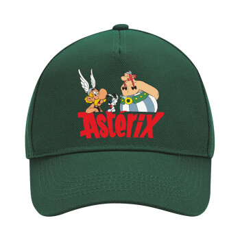 Asterix and Obelix, Adult Ultimate Hat GREEN, (100% COTTON DRILL, ADULT, UNISEX, ONE SIZE)