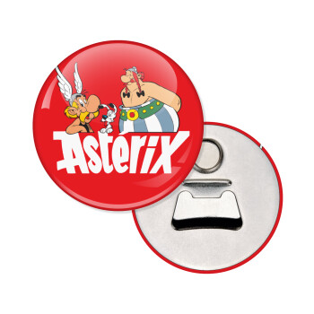 Asterix and Obelix, Μαγνητάκι και ανοιχτήρι μπύρας στρογγυλό διάστασης 5,9cm