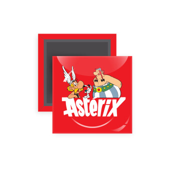 Asterix and Obelix, Μαγνητάκι ψυγείου τετράγωνο διάστασης 5x5cm