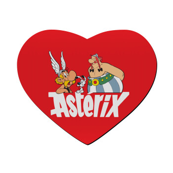 Asterix and Obelix, Mousepad heart 23x20cm