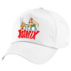 Children's Baseball Cap, 100% Cotton Twill, White (COTTON, CHILDREN'S, UNISEX, ONE SIZE)