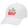 Adult Baseball Cap White 5-panel (POLYESTER, ADULT, UNISEX, ONE SIZE)