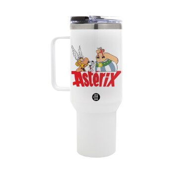 Asterix and Obelix, Mega Stainless steel Tumbler with lid, double wall 1,2L