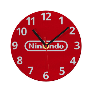 Nintendo, Ρολόι τοίχου γυάλινο (20cm)