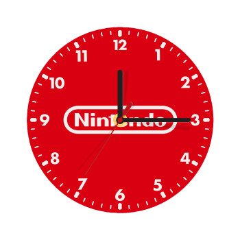 Nintendo, Ρολόι τοίχου ξύλινο (20cm)