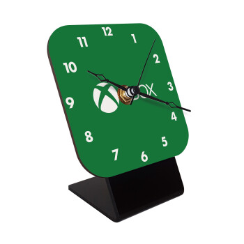 xbox, Quartz Wooden table clock with hands (10cm)