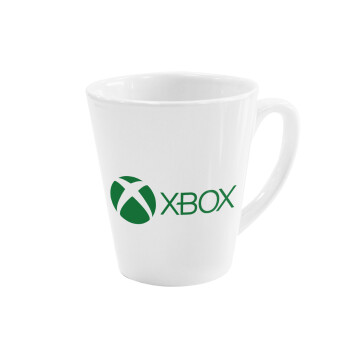 xbox, Κούπα κωνική Latte Λευκή, κεραμική, 300ml