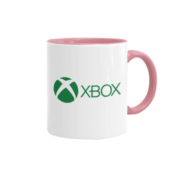 xbox, Κούπα χρωματιστή ροζ, κεραμική, 330ml