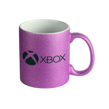 xbox, Κούπα Μωβ Glitter που γυαλίζει, κεραμική, 330ml