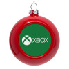 Red Christmas tree ornament bauble 8cm