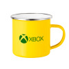 Yellow Enamel Metallic Cup 360ml