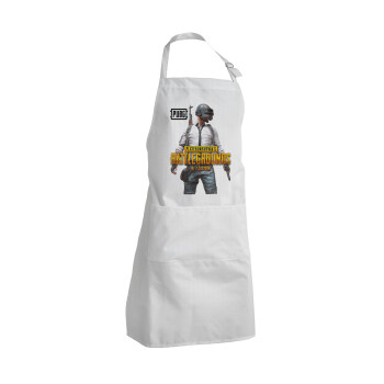 PUBG battleground royale, Adult Chef Apron (with sliders and 2 pockets)