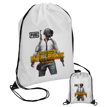 PUBG battleground royale, Pouch bag with black cords (1 piece)