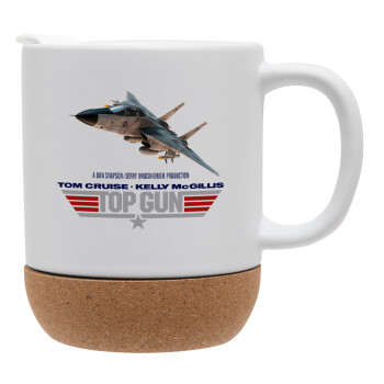 Top Gun, Ceramic coffee mug Cork (MAT), 330ml (1pcs)