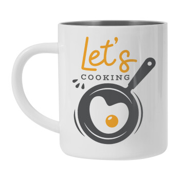 Let's cooking, Mug Stainless steel double wall 450ml