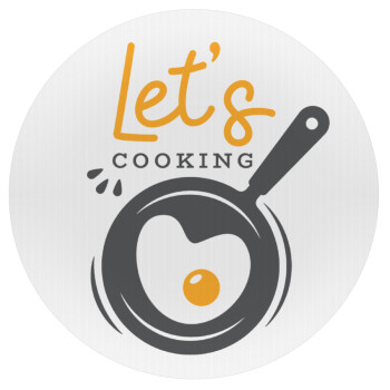 Let's cooking, Mousepad Στρογγυλό 20cm