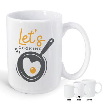 Let's cooking, Κούπα Mega, κεραμική, 450ml