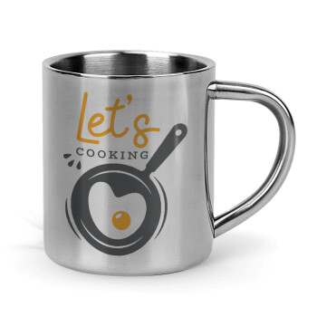 Let's cooking, Mug Stainless steel double wall 300ml