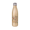 Glitter gold stainless steel thermos bottle, double-walled, 500ml