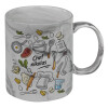 Mug ceramic marble style, 330ml