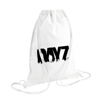 DayZ, Τσάντα πλάτης πουγκί GYMBAG λευκή (28x40cm)