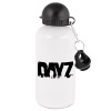 Metal water bottle, White, aluminum 500ml