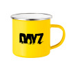 Yellow Enamel Metallic Cup 360ml