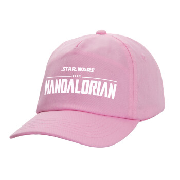 Mandalorian, Adult Baseball Cap, 100% Cotton, PINK (COTTON, ADULT, UNISEX, ONE SIZE)