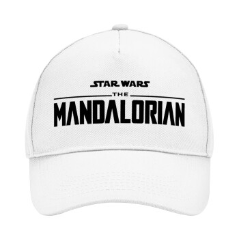 Mandalorian, Καπέλο Ενηλίκων Baseball, Drill, Λευκό (100% ΒΑΜΒΑΚΕΡΟ, ΕΝΗΛΙΚΩΝ, UNISEX, ONE SIZE)